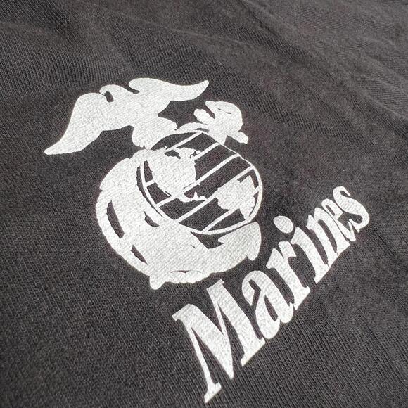 Rothco US Marines T-Shirt Size M Black – “Pain Is Weakness Leaving the Body” - Picture 7 of 7